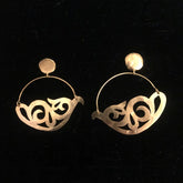 Boucles d'oreilles style oriental Arabesque